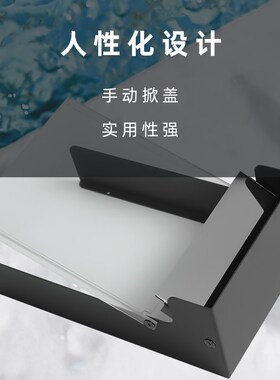 门禁遮阳罩人脸识别闸机防反光门铃防雨罩黑色刷脸机摄像头遮挡罩