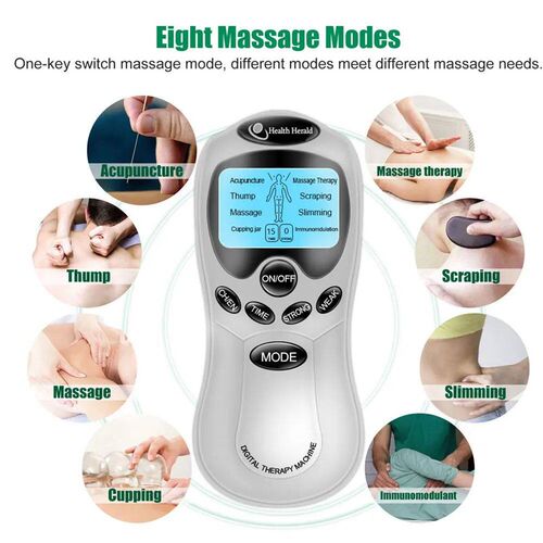 Health Care Tens Massage Machine with Electrode Pads Acupunc