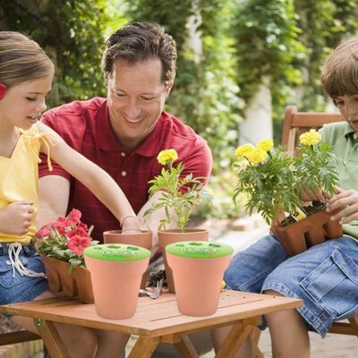 Kids Flower Growing Kit Kindergarten  Observation Potted