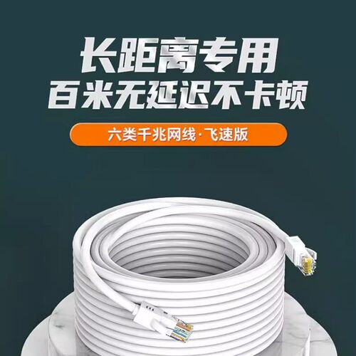 Ethernet CAT6 RJ45 Cable 1000Mbps Internet Network broadband