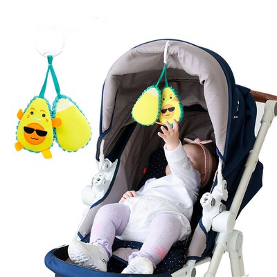 Baby Giraffe Rattles Bed Stroller Bell Toys Newborn Music Ed