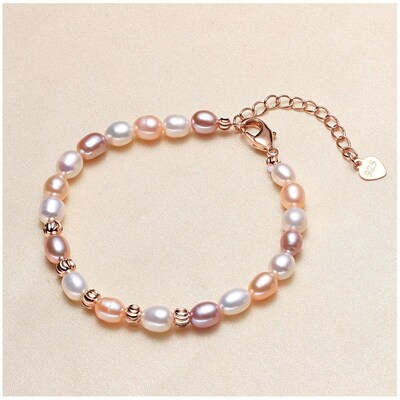 20 Style 100% Real Freshwater Cultured Pearl Bracelet for Wo