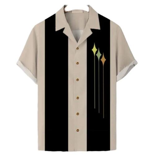2023 Stripes Simple Casual shirts men European Size Mens Ha