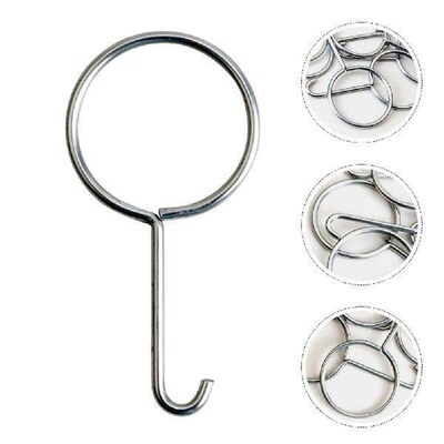 10pcs Stainless Hook Ergonomic Lightweight Shower Grate