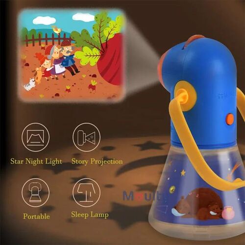 MiDeer Story Projection Torch with Night Light Kids Sleep St