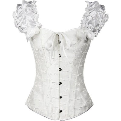 Gothic Vintage Corset Blood Bride Medieval Cosplay Halloween