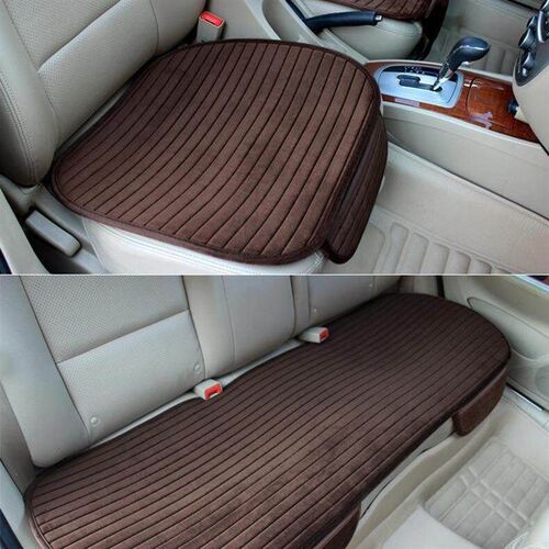 Car Seat Cover Front Rear Flocking Cloth Cushion Non Slide A