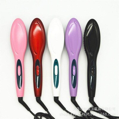Electric brush comb Irons Auto Straight Hair Straightener
