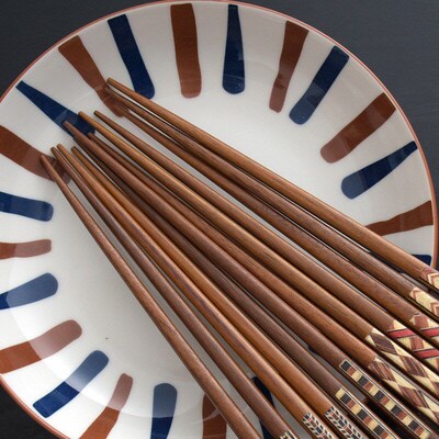 Japanese style home decor restaurant wooden chopsticks