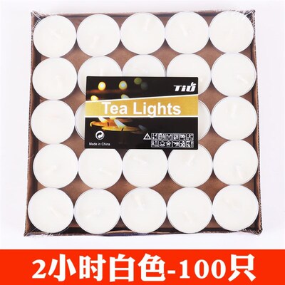 100pcs smokeless candles Boil tea candle tealight lights蜡烛