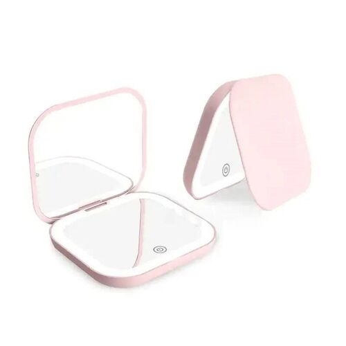 Compact Mini Gift Vanity Folding Cosmetic Mirror with Lights