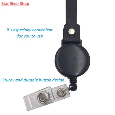 Retractable Badge Lanyard Work Name Business Card Cover Wome