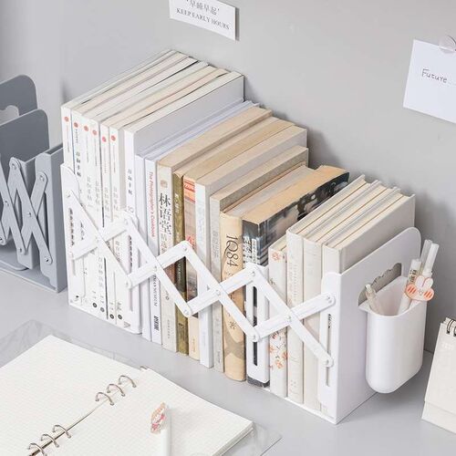 retractable book stand shelf with bookshelf book holder stet