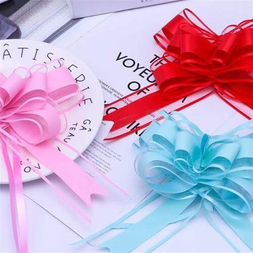 20Pcs Pull Bow Flower Pull Tie Ribbon Christmas Wedding GIFT