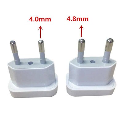 1pcs Power Plug Adapter US To EU Euro Europe Plug Power Plug