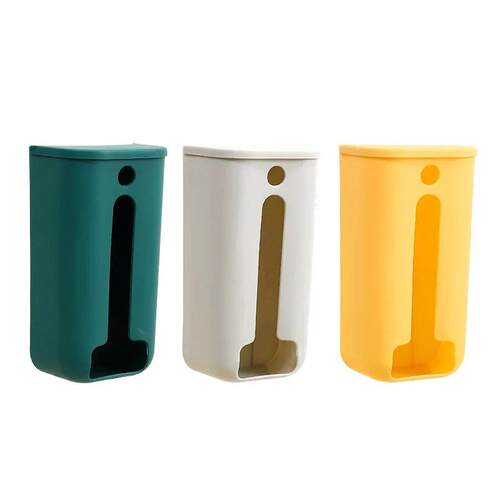 Wall Mounted Plastic Garbage Bag Holder Mounted Trash Bag St