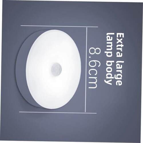 PIR Motion Sensor LED Night Light USB Rechargeable Lamp