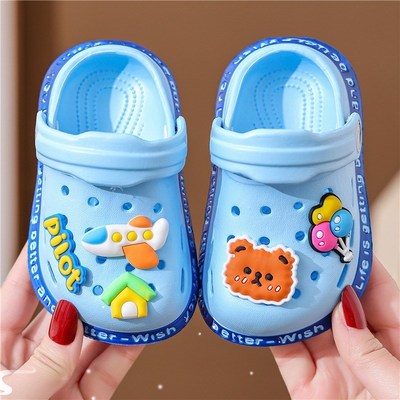 Kids Slippers For Boys Girls Cartoon Shoes Summer Toddler Fl