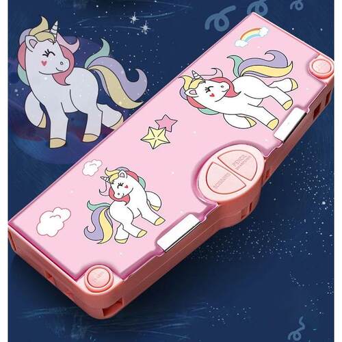 Space Astronaut Portable Pencil Box Cute Cartoon Childrens