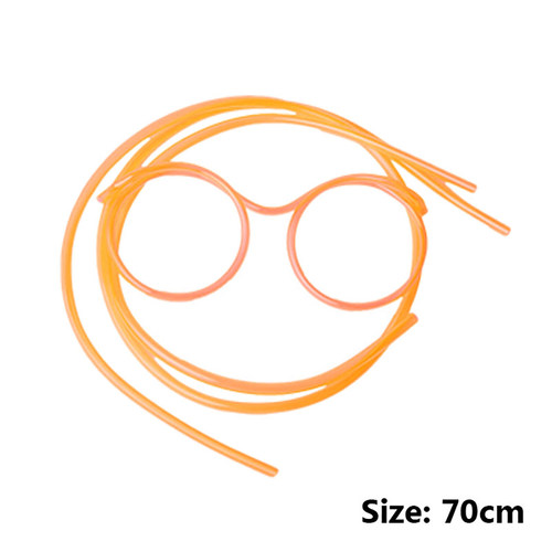 Creative Straw Glasses Toys For Kids Summer Mustache Fun Sof