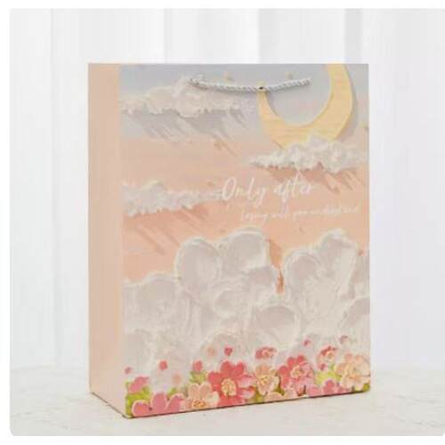 Cartoon Christmas paper kraft snack birthday hand bag礼品袋