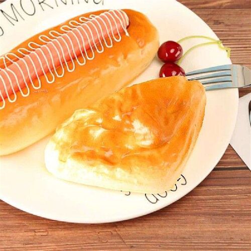 Artificial Bread PU Simulation Soft Triangle Cake Model
