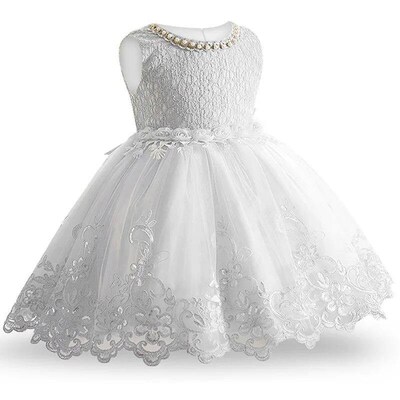 Flower Girls Party dresses For New Year Baby Girls Sleeveles