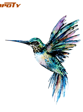 RUOPOTY Frame Colorful Bird DIY Painting By Numbers Acrylic