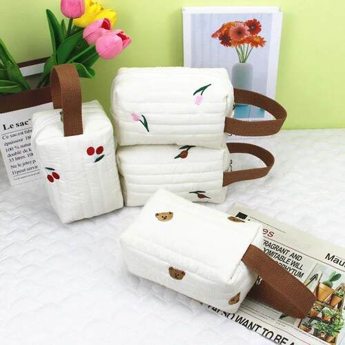 Portable Stroller Nappy Bag Quilted Baby Diaper Caddy Organi