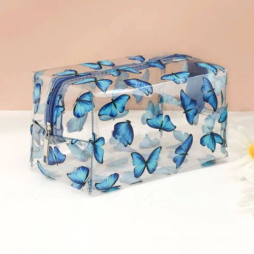 1 Pc Transparent Pencil Case Korean Style Clear Pencil Box C