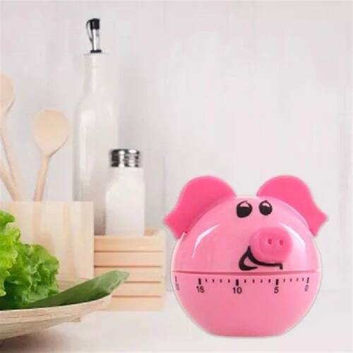 367A Pig Kitchen Timer Kids for Time Management Reminder 60