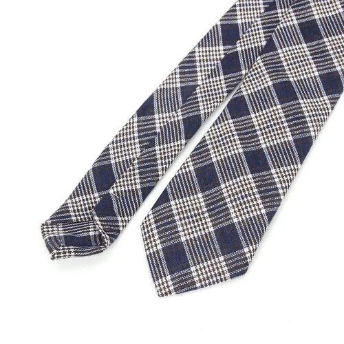 Fashion Cotton Stripe Ties For Men Casual Plaid Necktie Grav