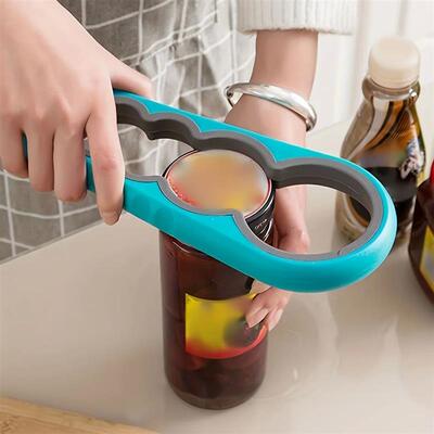 4-in-1 Easy-Grip Can Opener for Elderly - Senior-Friendly Ki