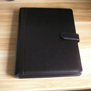 PU leather folder Padfolio multifunction organizer planner n