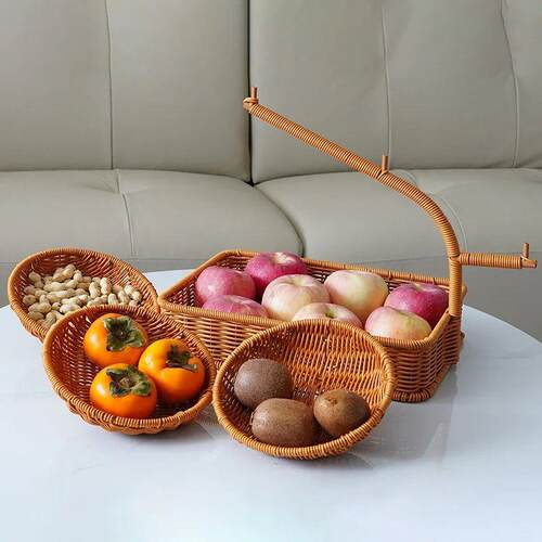 1PC Multi-Tiered Organizer Basket Stackable Storage Shelf Sp