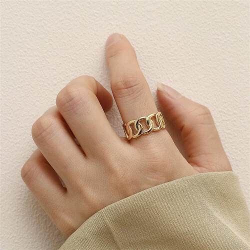 ring high sense temperament simple minority design open rin