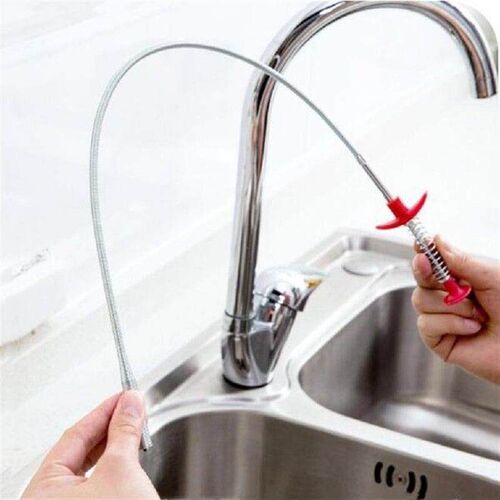 Bathroom Kitchen Spring Sewer Dredging Tool Bendable Sink
