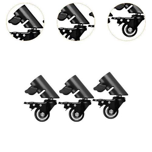 3Pcs 360 Swivel Casters Easy to Install Professional