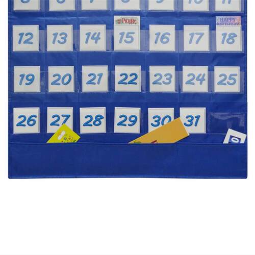 School Classroom Calendar Pocket Chart Wall Calendar & Weath