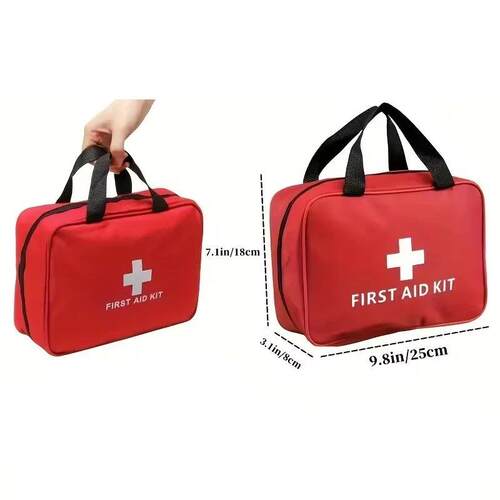 184pcs First Aid Kit, Multi-purpose Emergency Medical Suppli