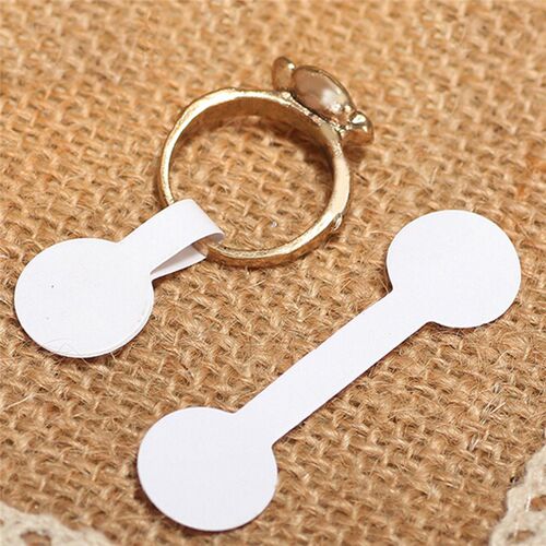 100/50pcs/bag Blank Paper Price Tags Stickers For Craft Neck