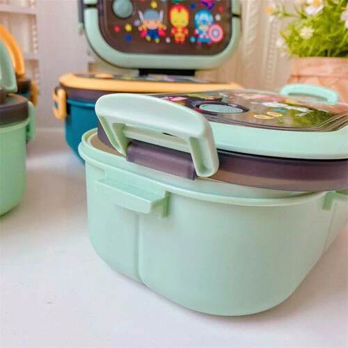 Stitch Cartoon Portable Lunch Box Child Student Hermetic Ben