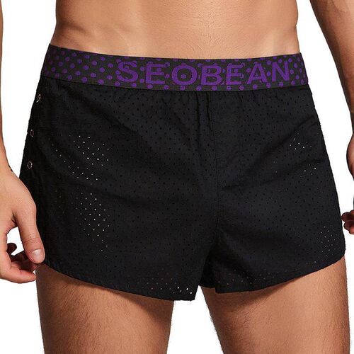Breathable mens underwear, home shorts, mens sleeping
