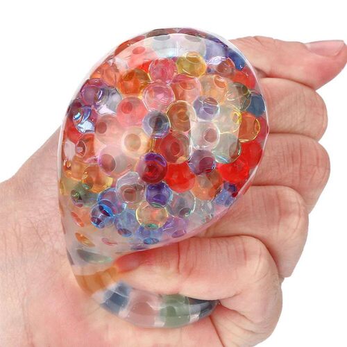 Spongy Rainbow Ball Toy Squeezable Sress Toy Sress Relief Ba
