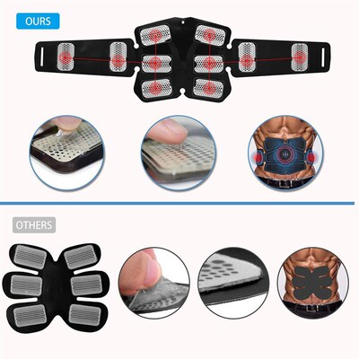 Abdominal Muscle Stimulator Trainer EMS Abs Fitness Equipmen