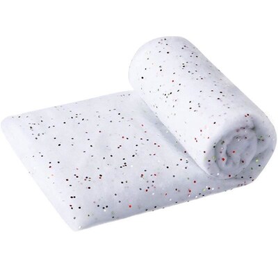 Christmas Snow Cover Blanket Artificial Cotton Blanket for C