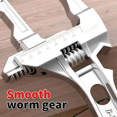Repair tool bathroom wrench adjustable large opening wrench