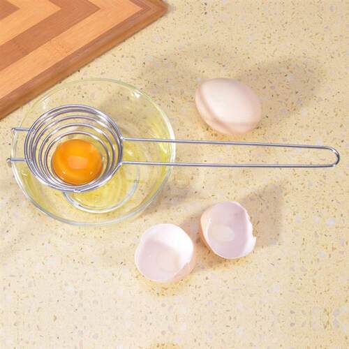 Spiral Stainless Steel Egg White Separator Egg Yolk Remover