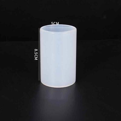 Cylindrical Candle Mould Handmade Silicone Wax Modeling Smal