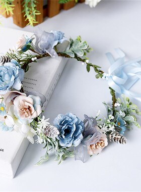 New Fashion Flower Crown Bride Wedding Hair Accessories Gorg